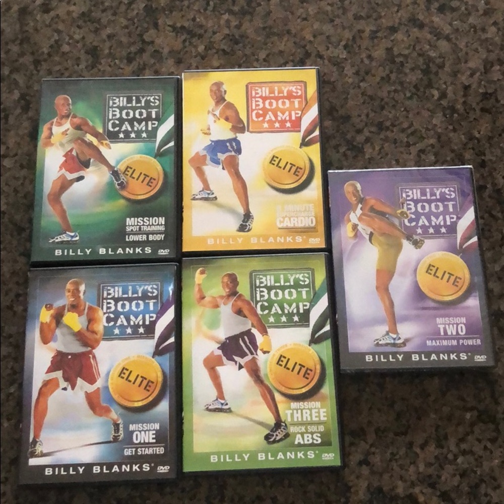 Billy’s Boot Camp 5 Lot DVD Collection